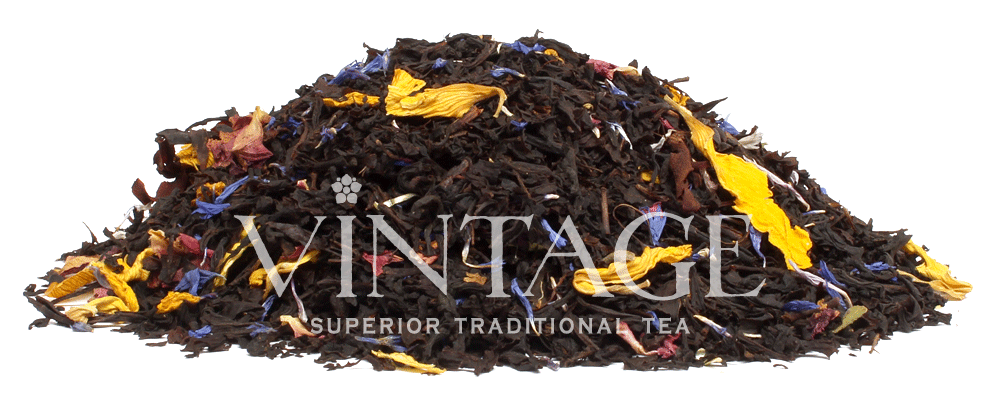 : черный чай с добавками "вальс цветов"