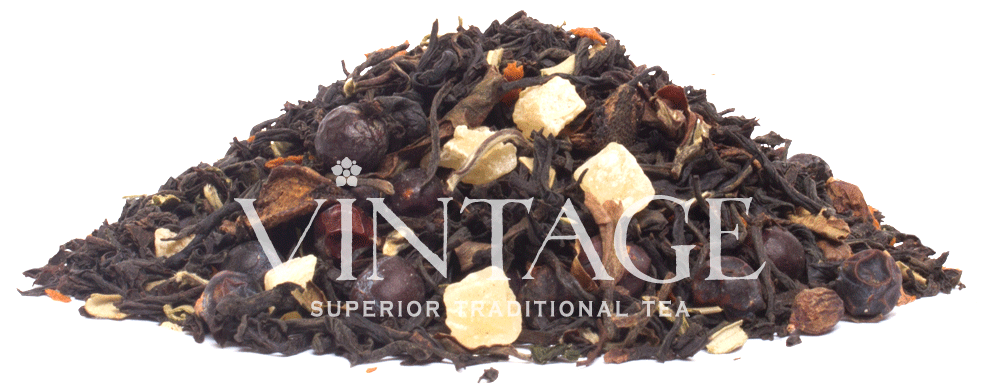 : черный чай с добавками "имбирь и лайм"