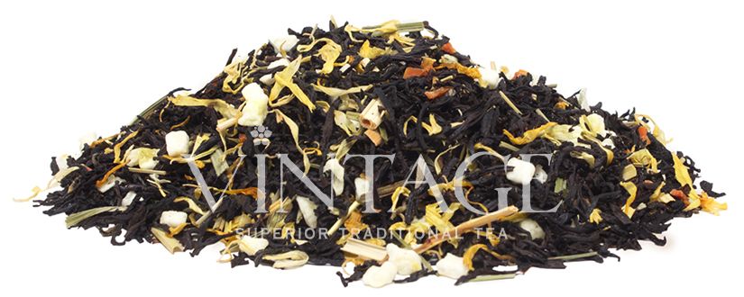 : черный чай с добавками "лимонное печенье"