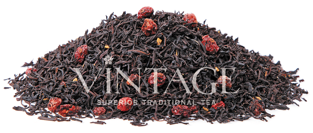 : черный чай с добавками "ягодный дождь"