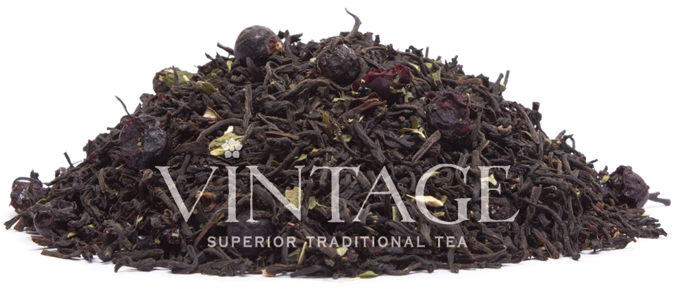 : черный  чай со смородиной