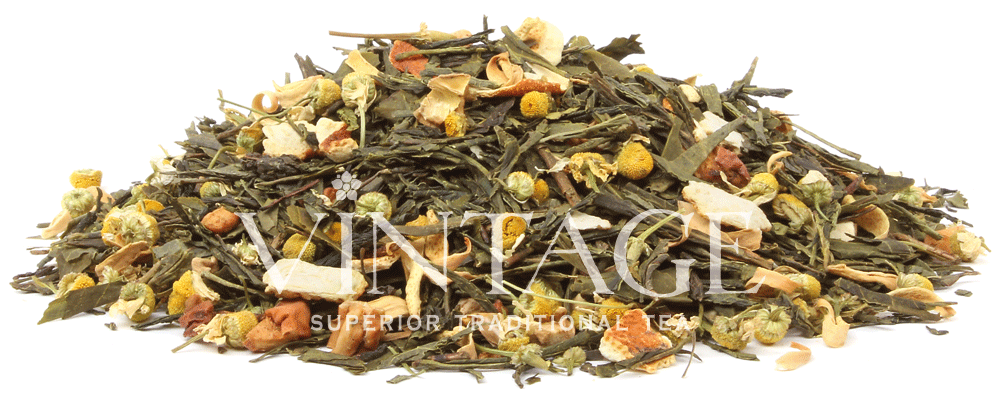 : зеленый чай с добавками "лёд лимон"