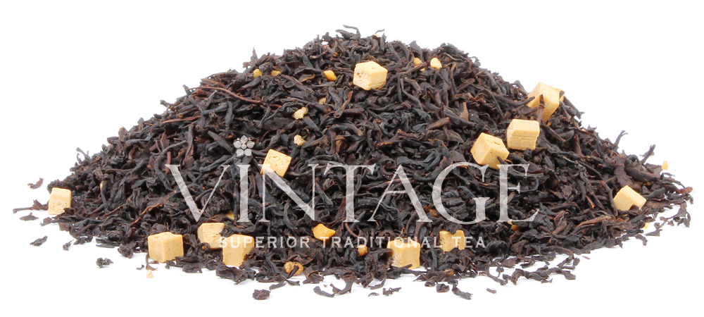 : черный чай с добавками "крем-брюле"