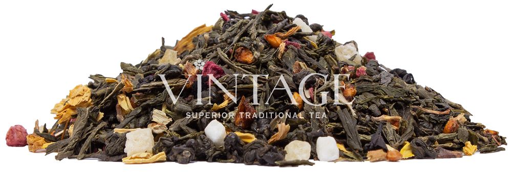 : зеленый чай с добавками "царская ягода"