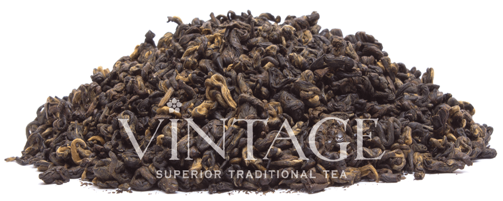 : черный чай "хун цзинь ло (золотая улитка)"