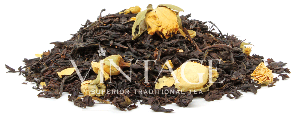 : черный чай с добавками "итальянская роза"