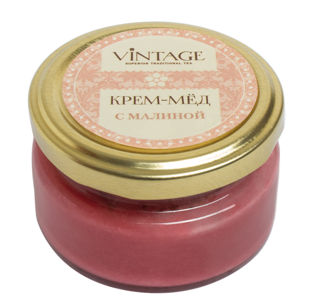 : крем-мед с малиной vintage