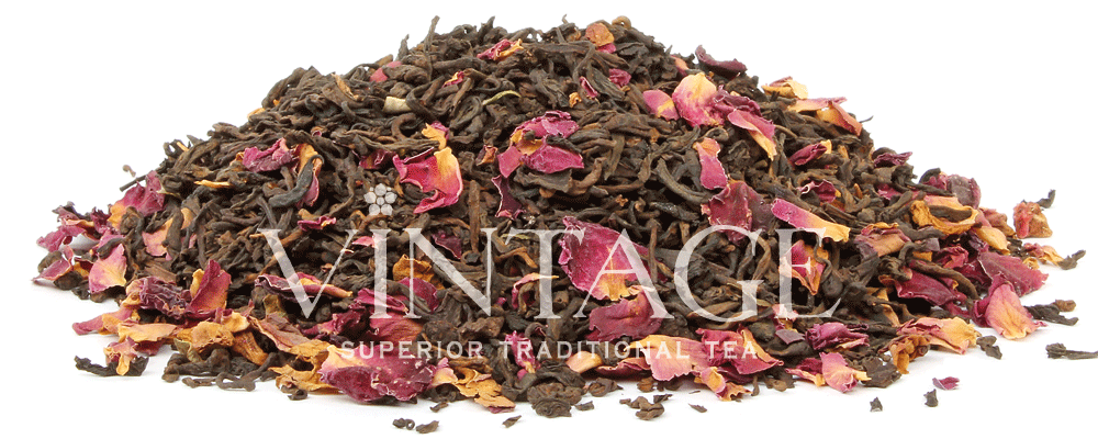 : чай пу эр клубника со сливками