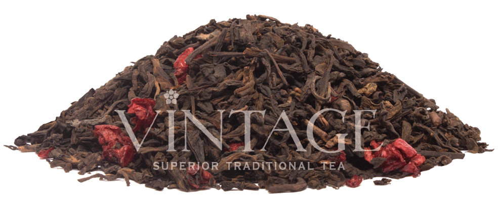 : чай пу эр вишня