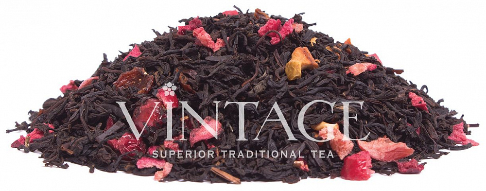 : черный чай с добавками "ягодное варенье"