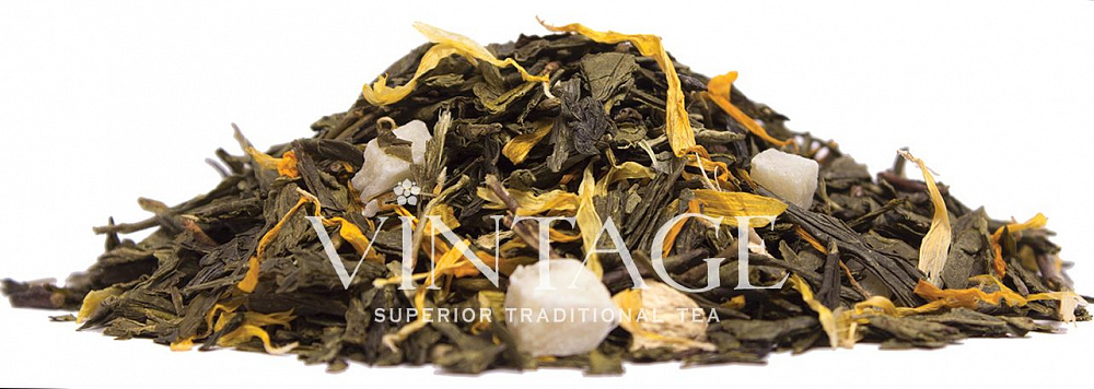 : зеленый чай с добавками "утренняя заря"