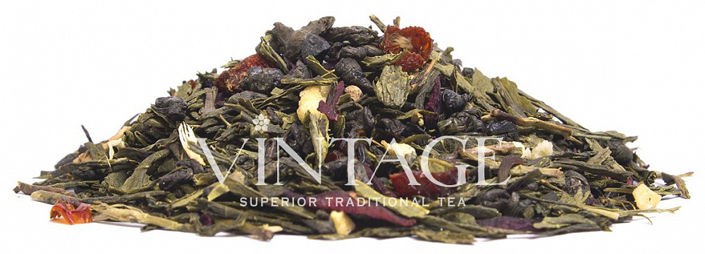 : зеленый чай с добавками "розетта"