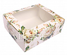 Коробка разборная с окном "Роза"