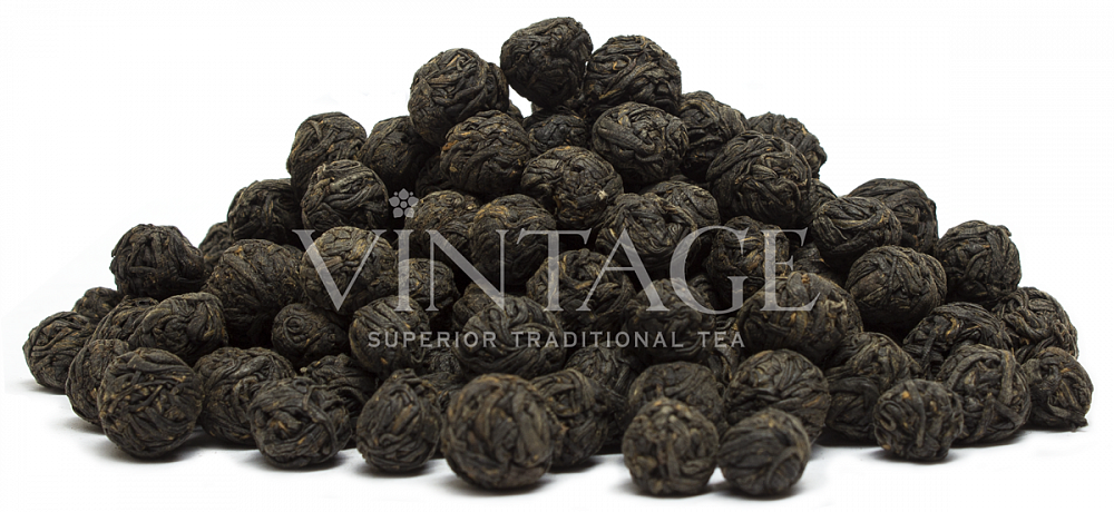 : черный чай "жемчужины дракона (малые)"