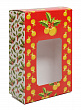 Коробка малая с окном «Новогодние игрушки» 