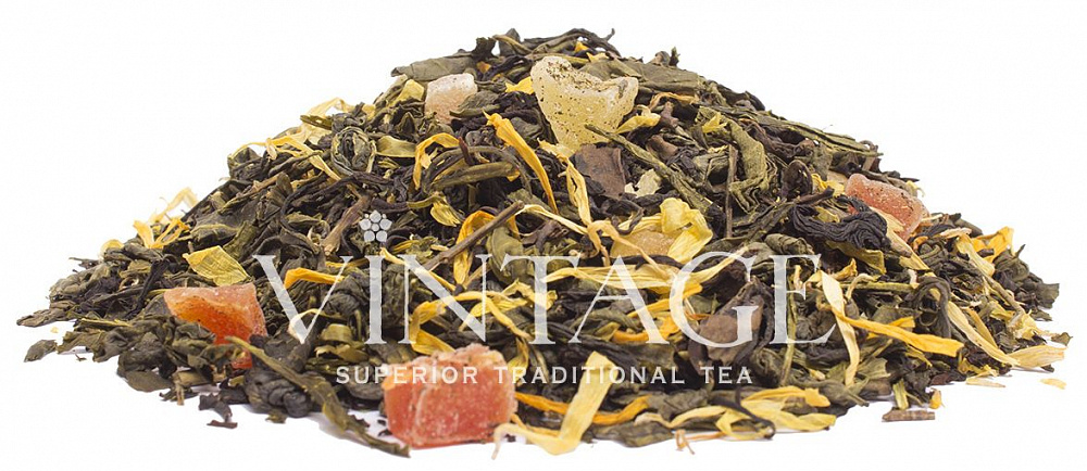 : зеленый и черный чай с добавками "сладкий плен"