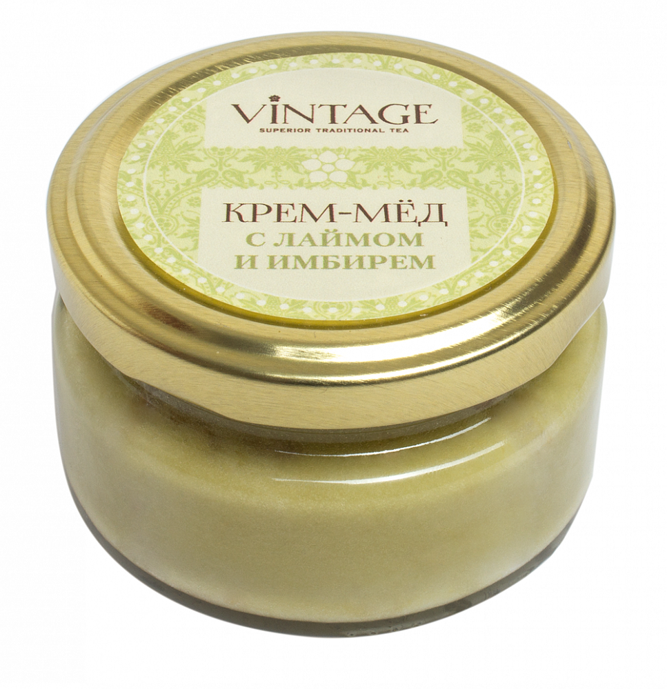 : крем-мед с лаймом и имбирем vintage