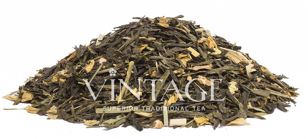 : зеленый чай с добавками "лимонный женьшень"